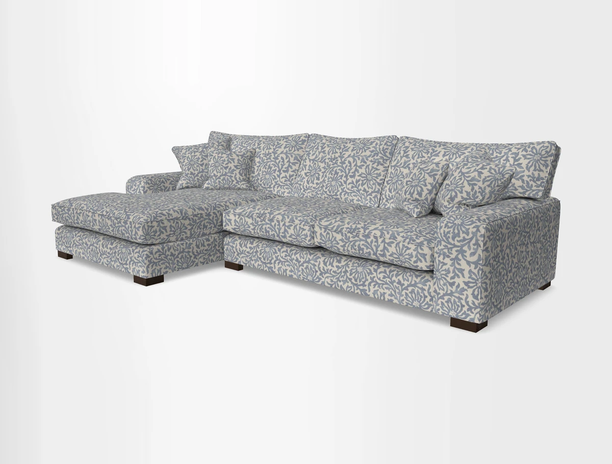 Richmond Chaise LHF  in Two Tone Plain Biscuit