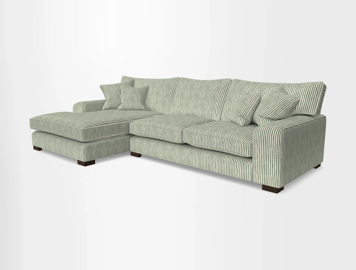 Richmond Chaise LHF  in Two Tone Plain Biscuit