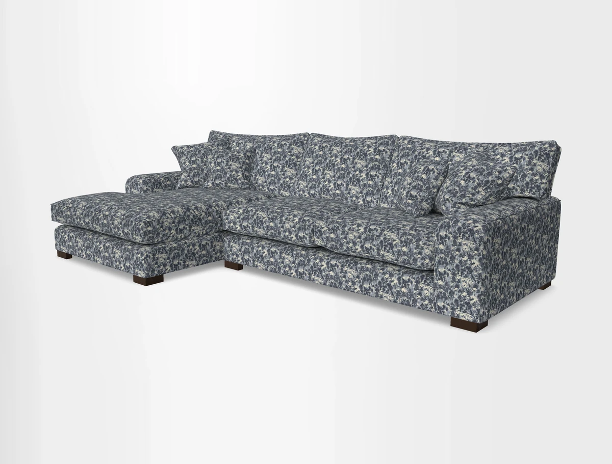 Richmond Chaise LHF  in Two Tone Plain Biscuit