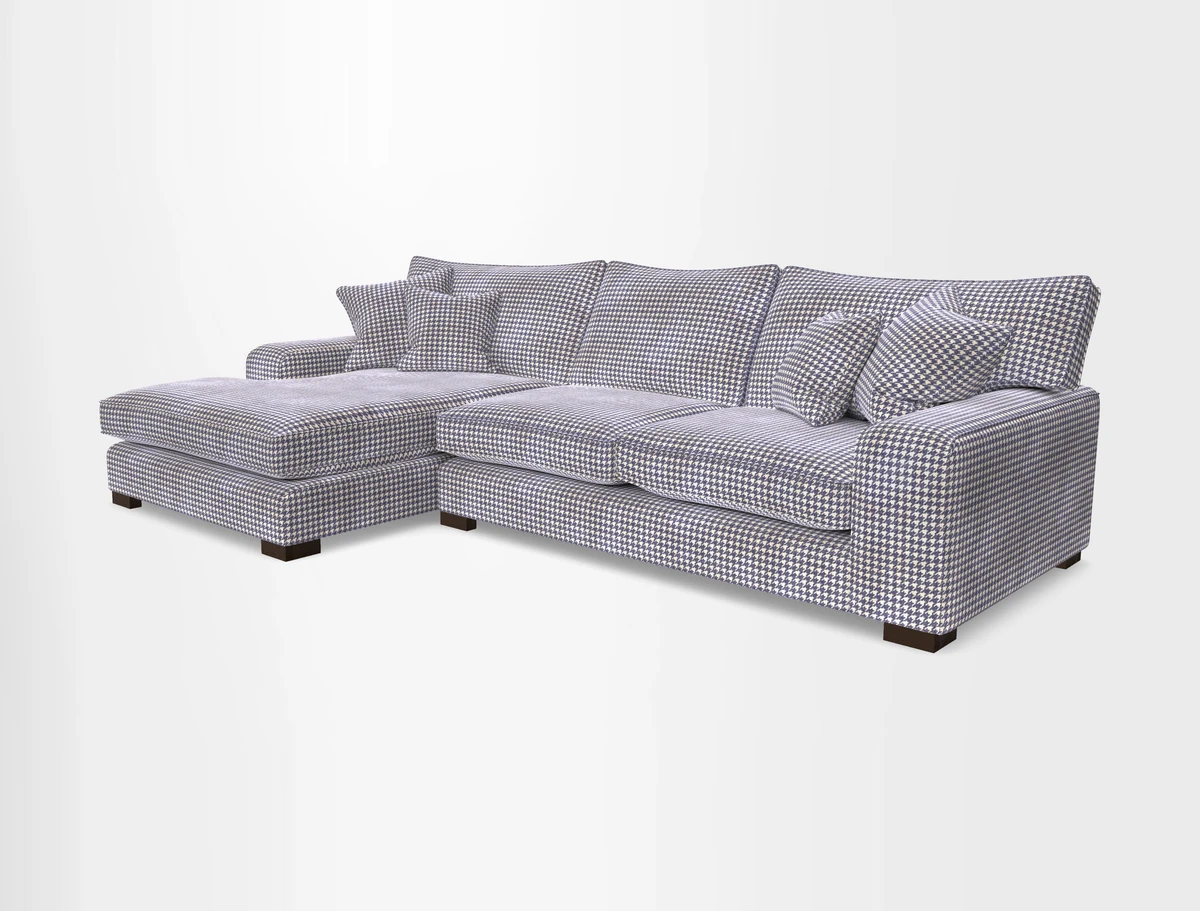Richmond Chaise LHF  in Two Tone Plain Biscuit