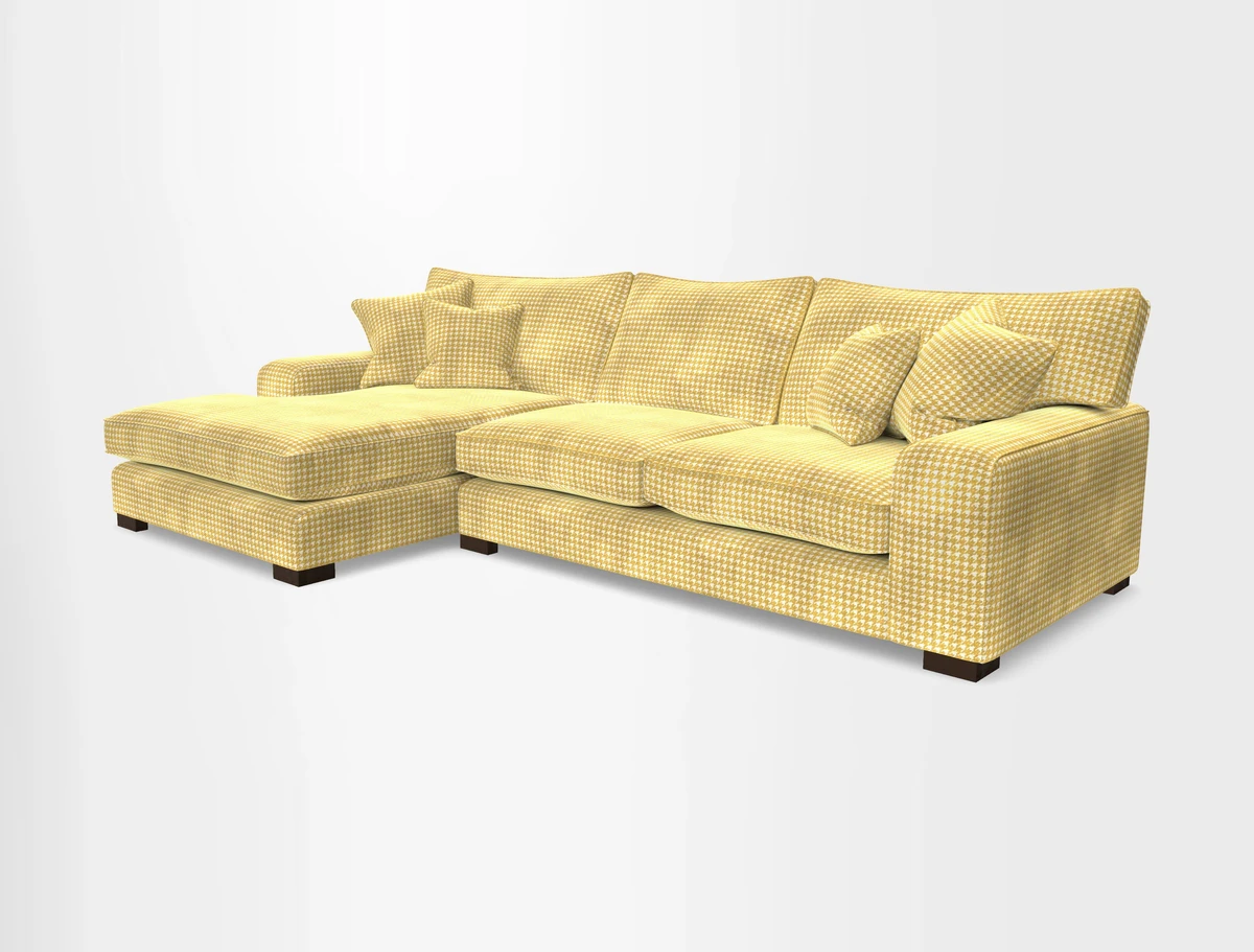 Richmond Chaise LHF  in Two Tone Plain Biscuit