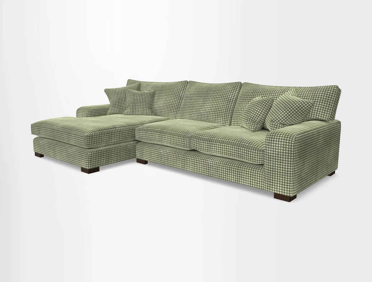 Richmond Chaise LHF  in Two Tone Plain Biscuit