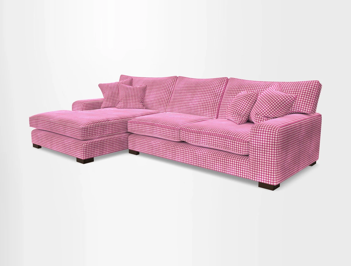 Richmond Chaise LHF  in Two Tone Plain Biscuit