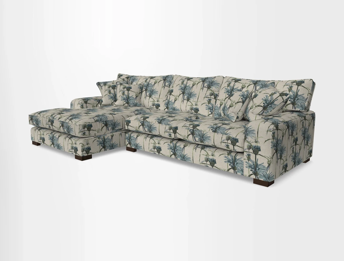 Richmond Chaise LHF  in Two Tone Plain Biscuit