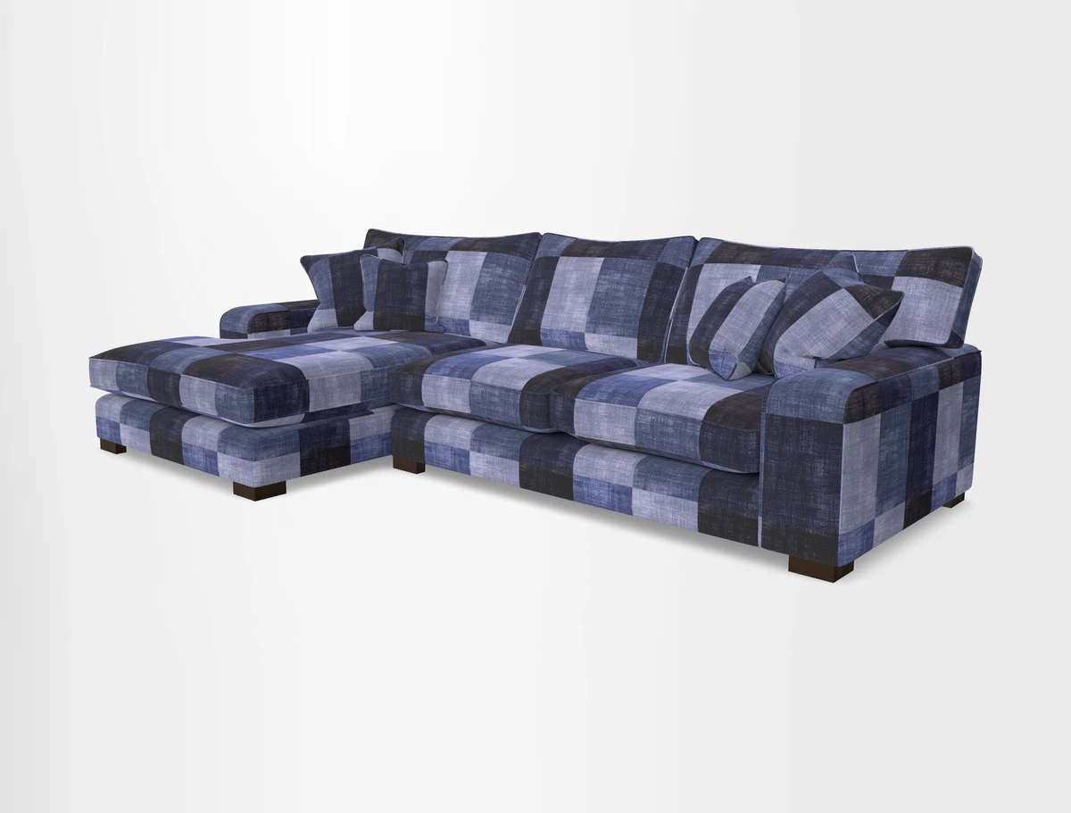 Richmond Chaise LHF  in Two Tone Plain Biscuit