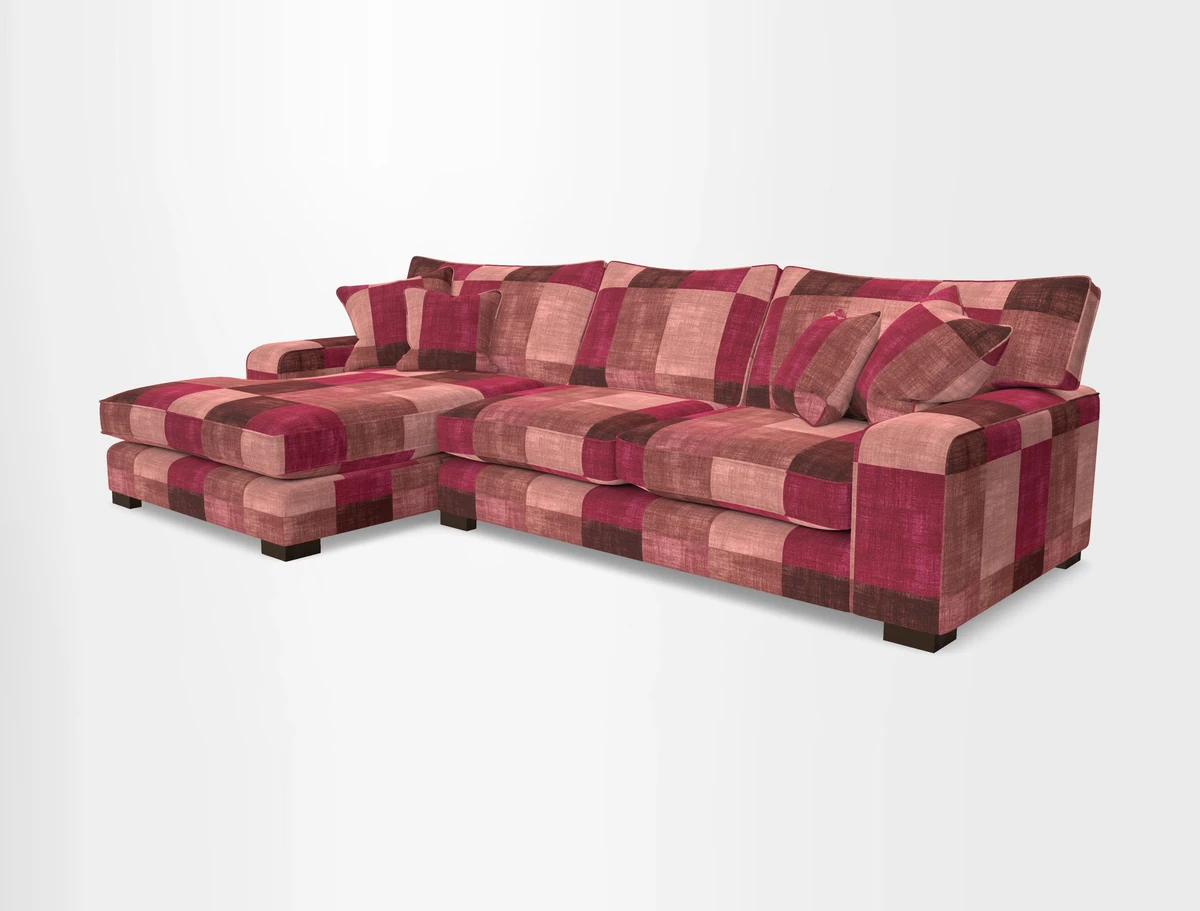Richmond Chaise LHF  in Two Tone Plain Biscuit