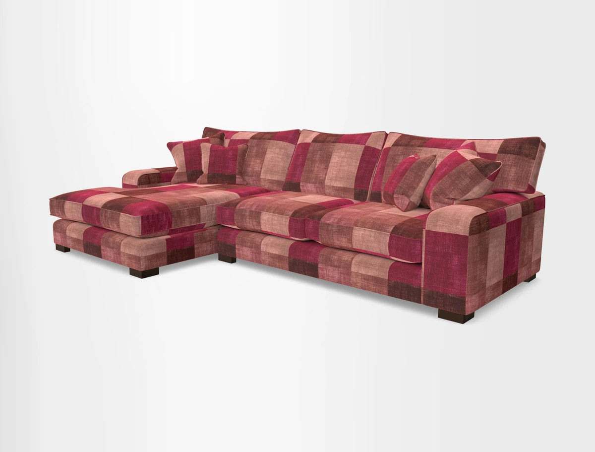 Richmond Chaise LHF  in Two Tone Plain Biscuit