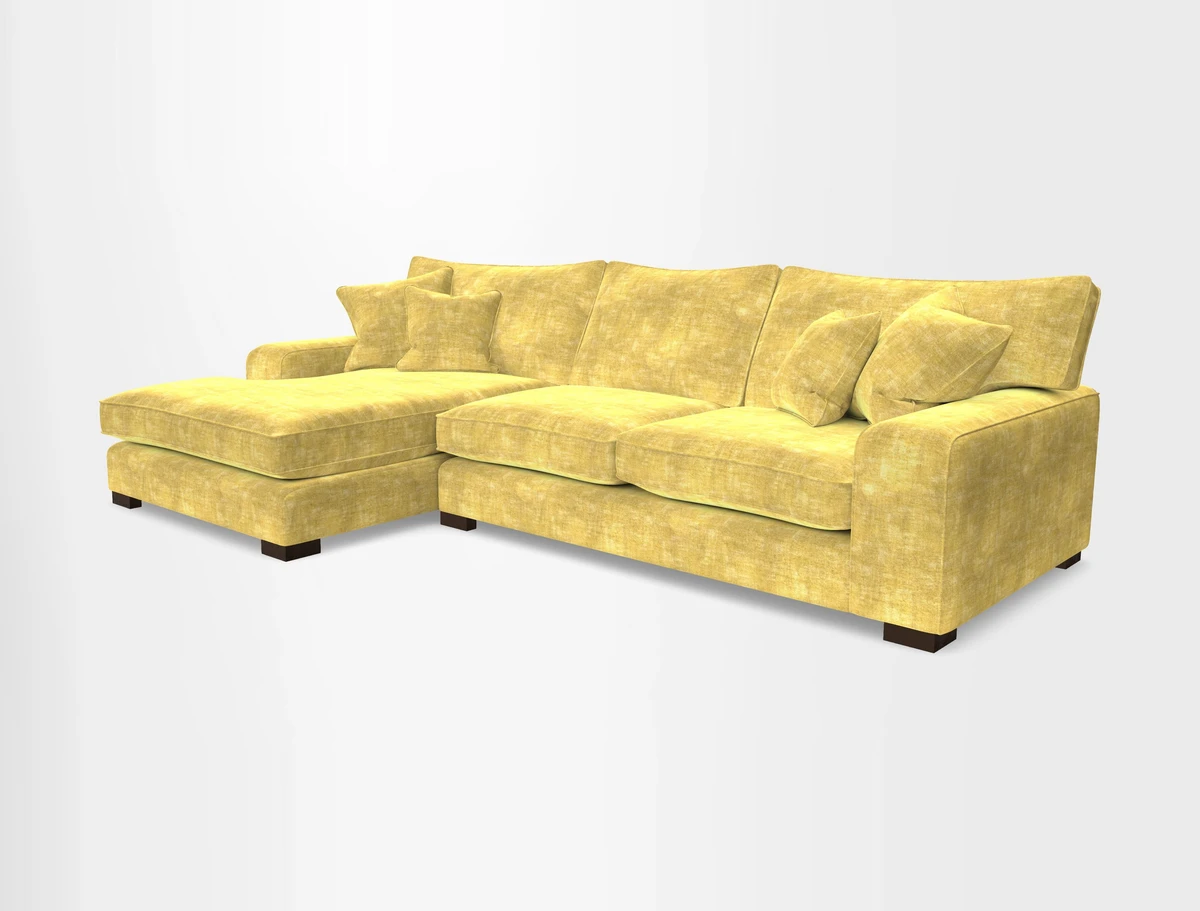 Richmond Chaise LHF  in Two Tone Plain Biscuit
