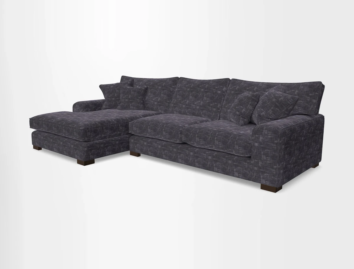 Richmond Chaise LHF  in Two Tone Plain Biscuit