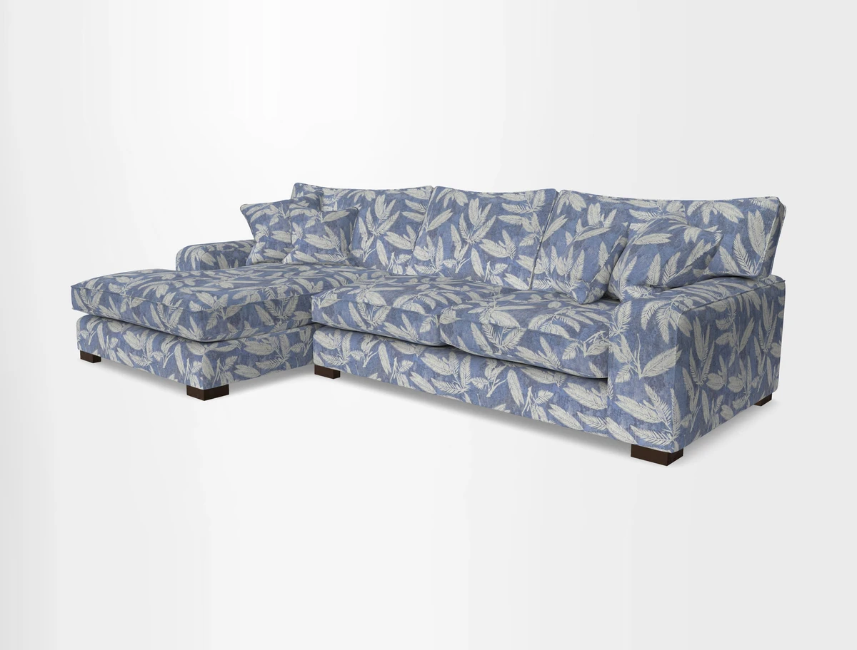 Richmond Chaise LHF  in Two Tone Plain Biscuit