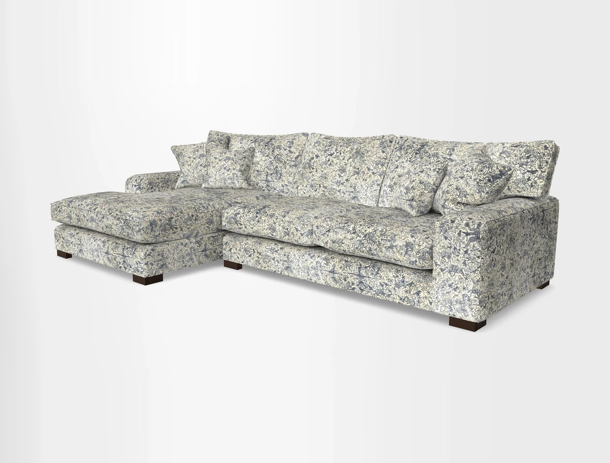 Richmond Chaise LHF  in Two Tone Plain Biscuit