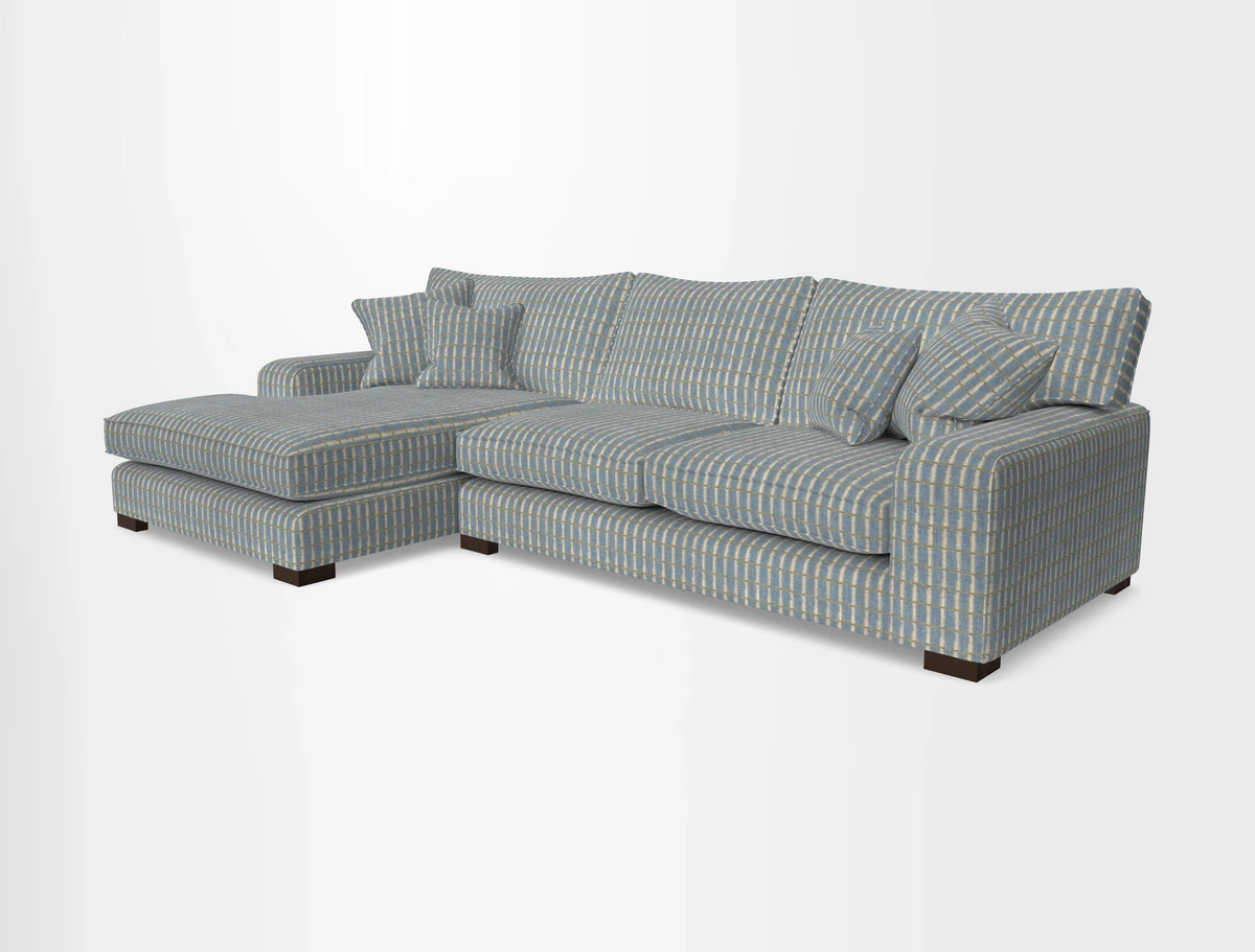 Richmond Chaise LHF  in Two Tone Plain Biscuit
