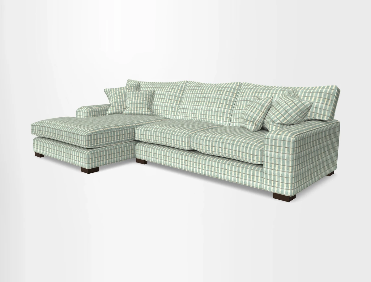 Richmond Chaise LHF  in Two Tone Plain Biscuit