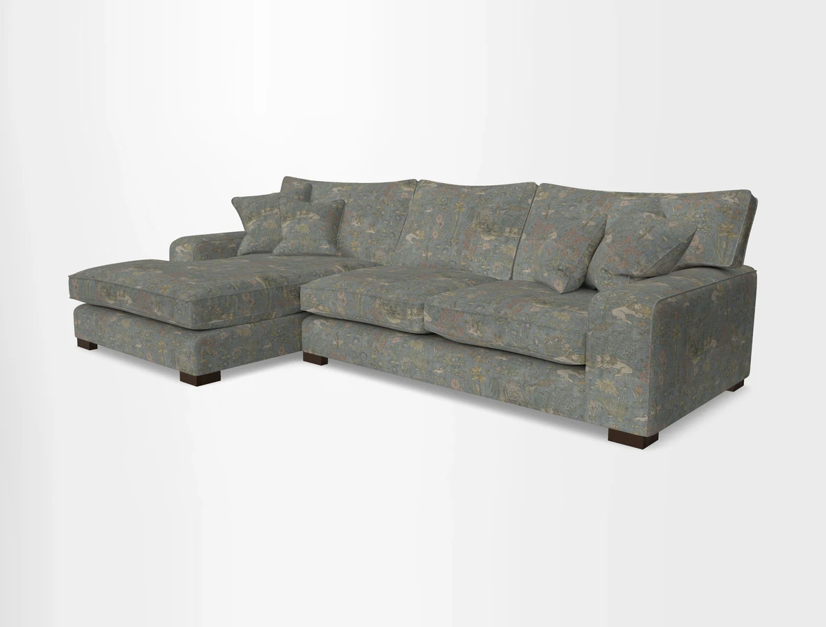 Richmond Chaise LHF  in Two Tone Plain Biscuit