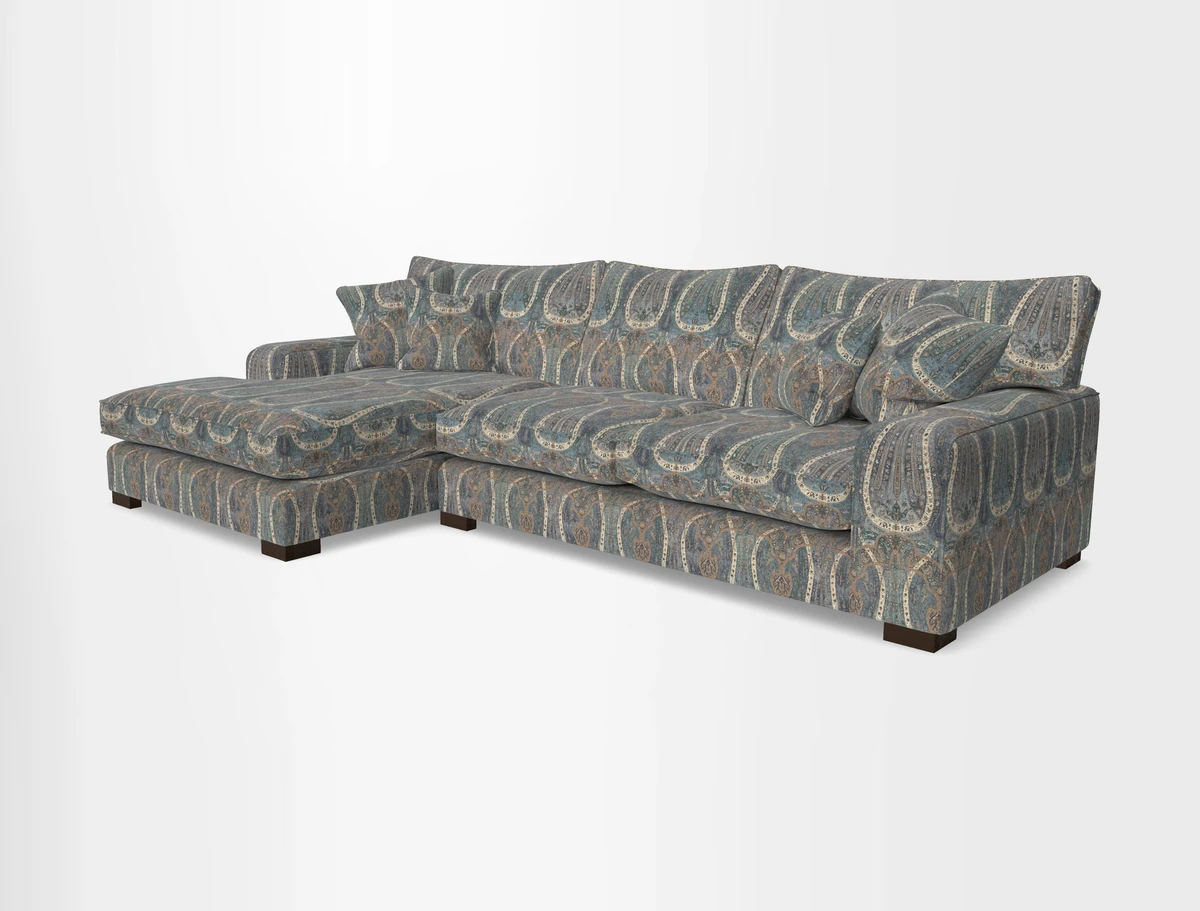 Richmond Chaise LHF  in Two Tone Plain Biscuit