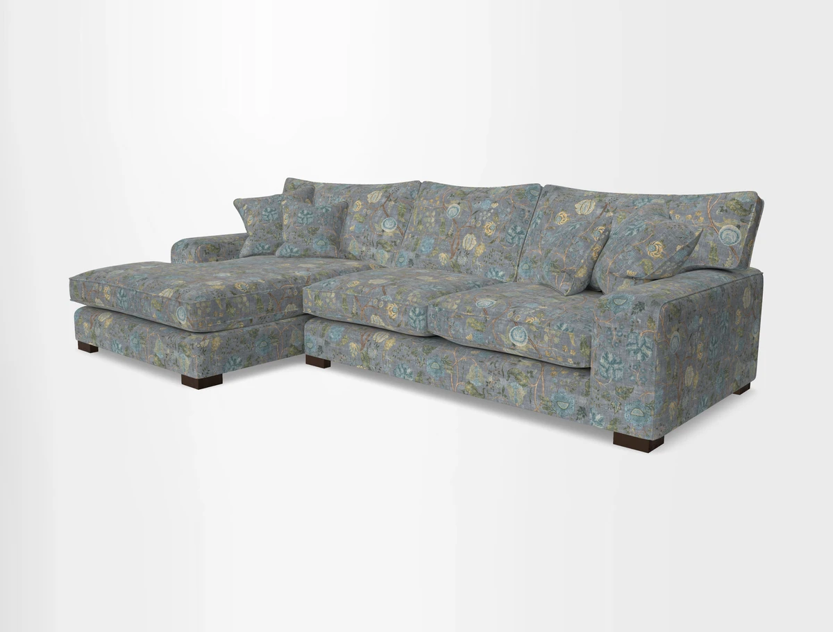 Richmond Chaise LHF  in Two Tone Plain Biscuit