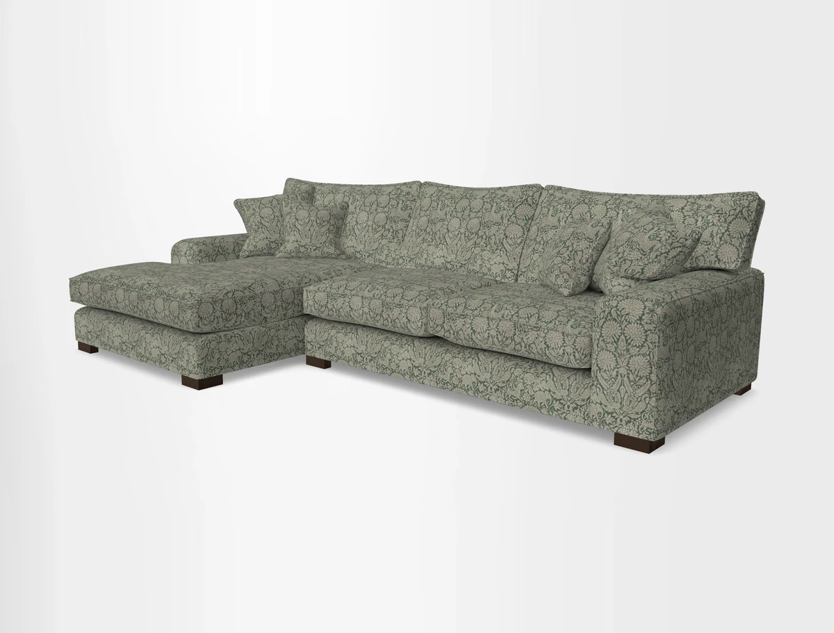 Richmond Chaise LHF  in Two Tone Plain Biscuit