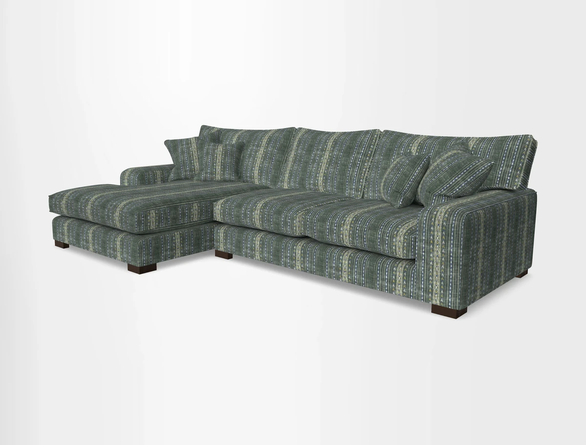 Richmond Chaise LHF  in Two Tone Plain Biscuit