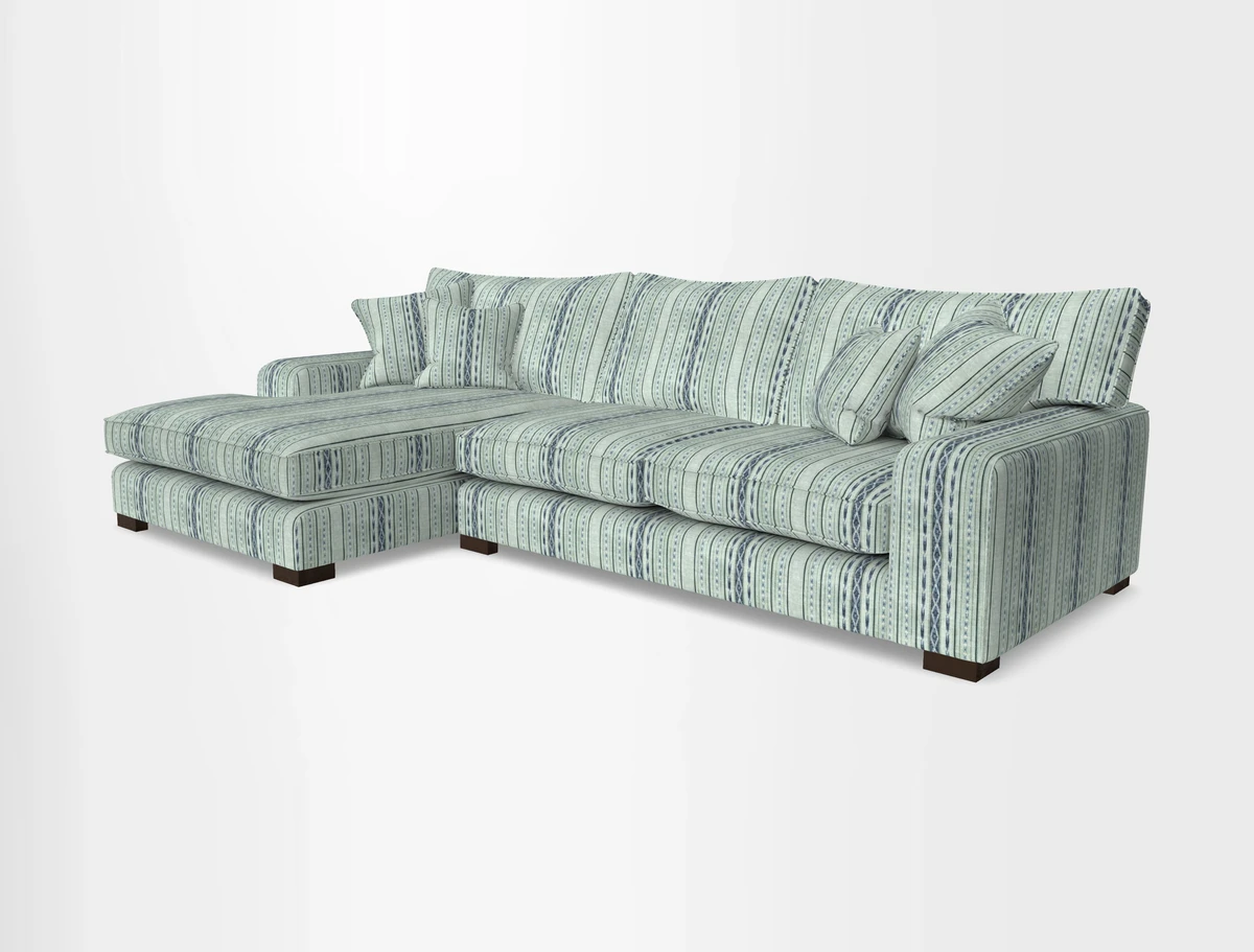 Richmond Chaise LHF  in Two Tone Plain Biscuit