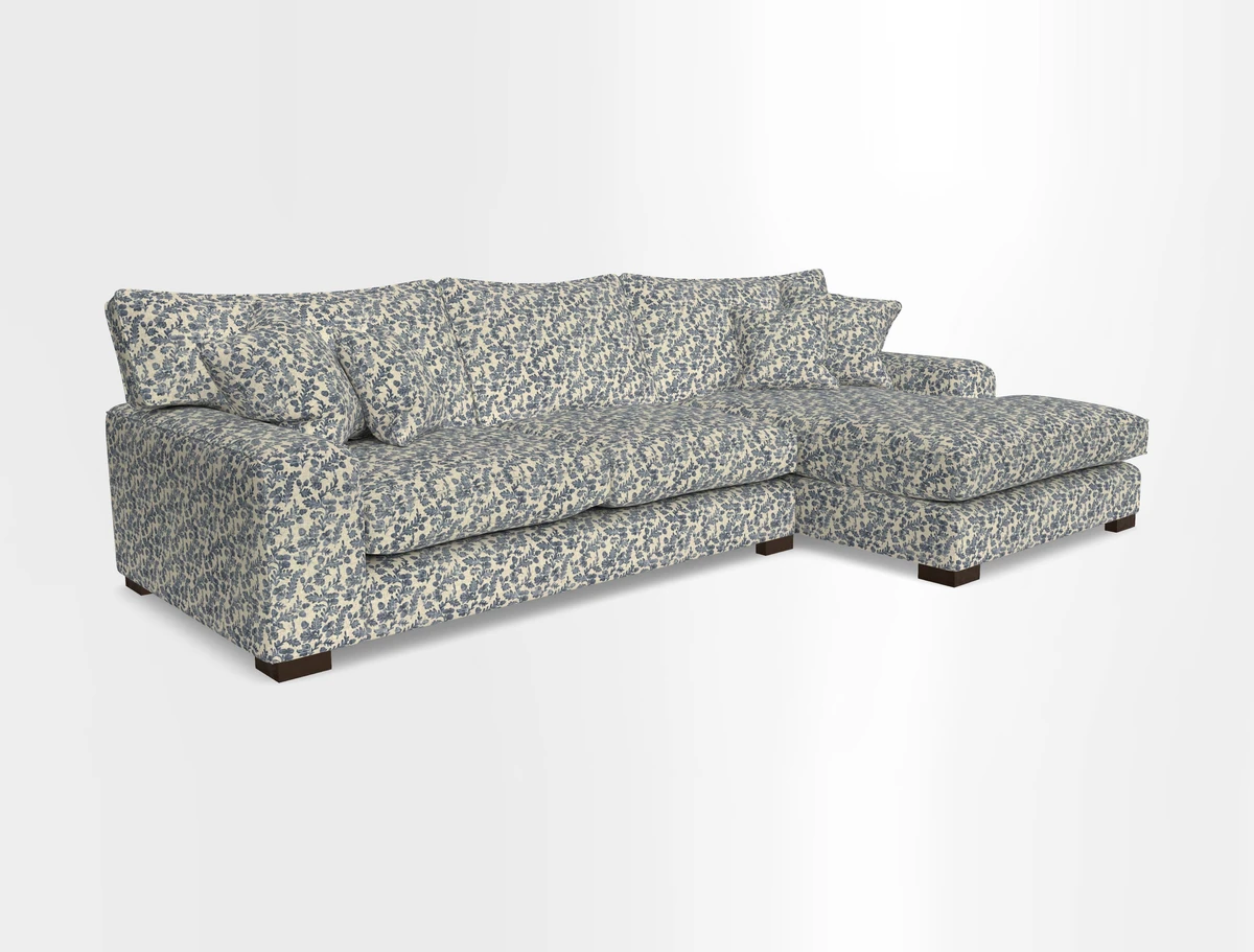 Richmond Chaise RHF  in Two Tone Plain Biscuit