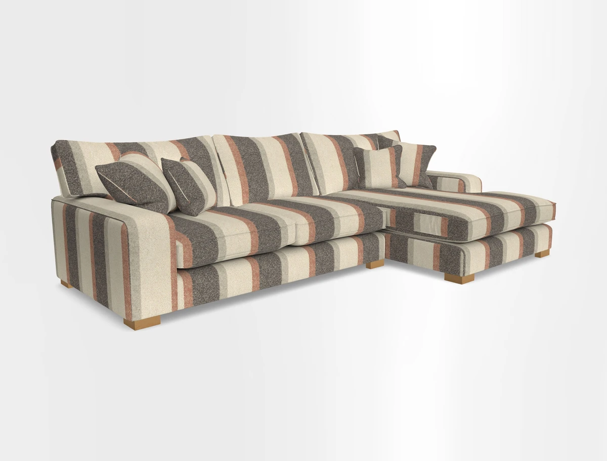 Richmond Chaise RHF  in Two Tone Plain Biscuit