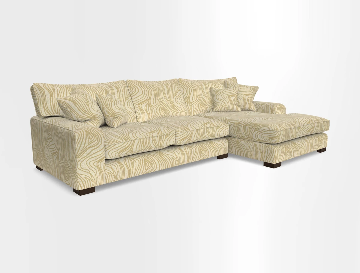 Richmond Chaise RHF  in Two Tone Plain Biscuit