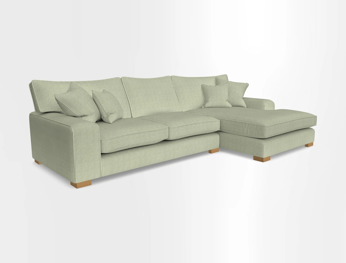 Richmond Chaise RHF  in Two Tone Plain Biscuit