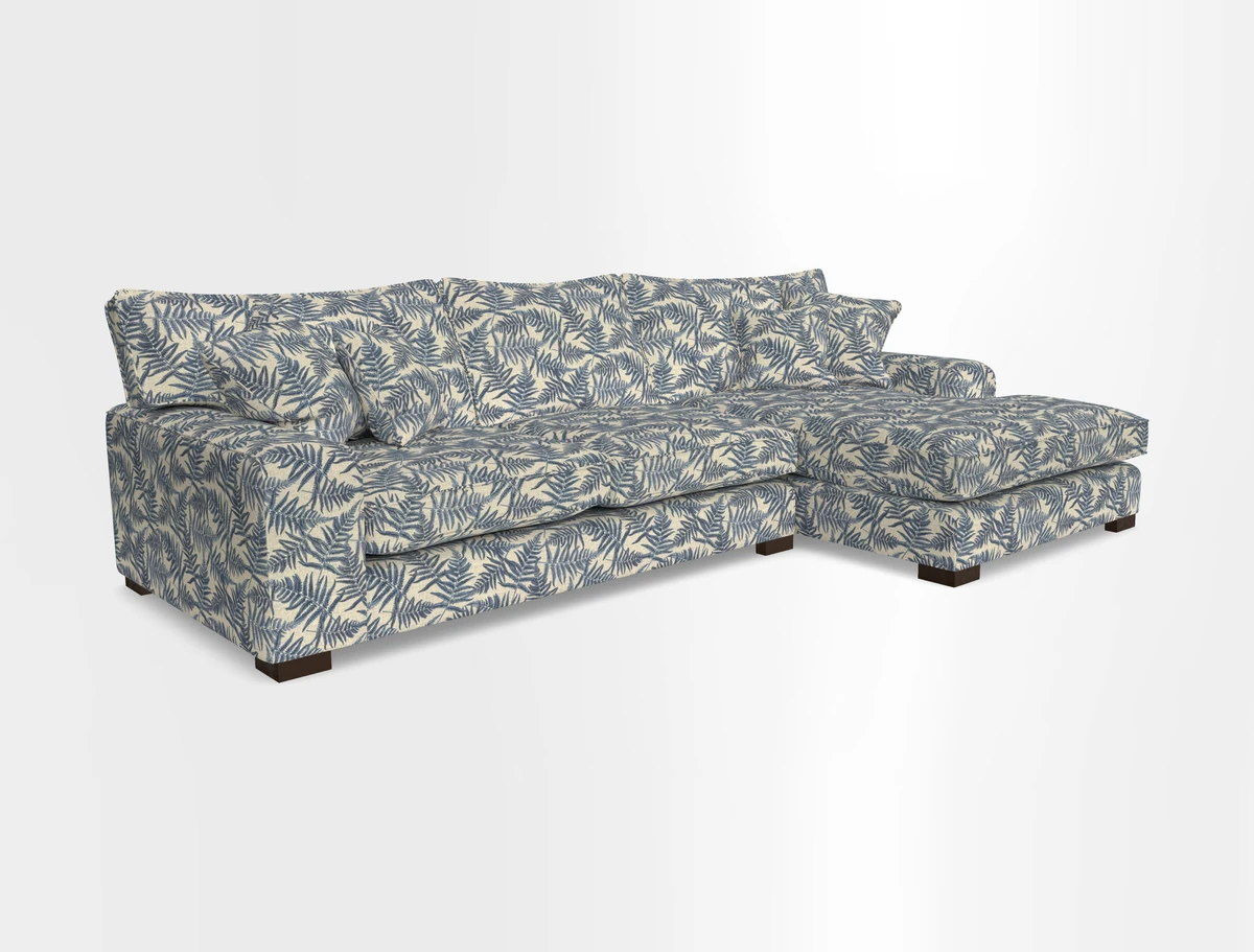 Richmond Chaise RHF  in Two Tone Plain Biscuit