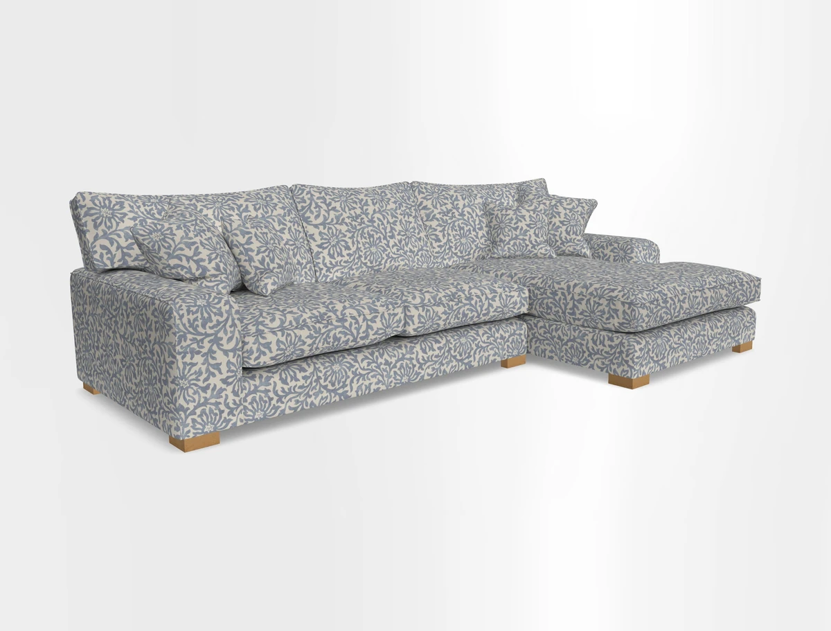 Richmond Chaise RHF  in Two Tone Plain Biscuit