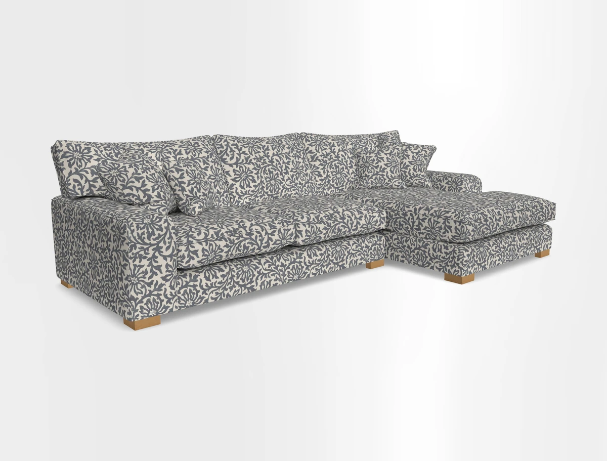 Richmond Chaise RHF  in Two Tone Plain Biscuit