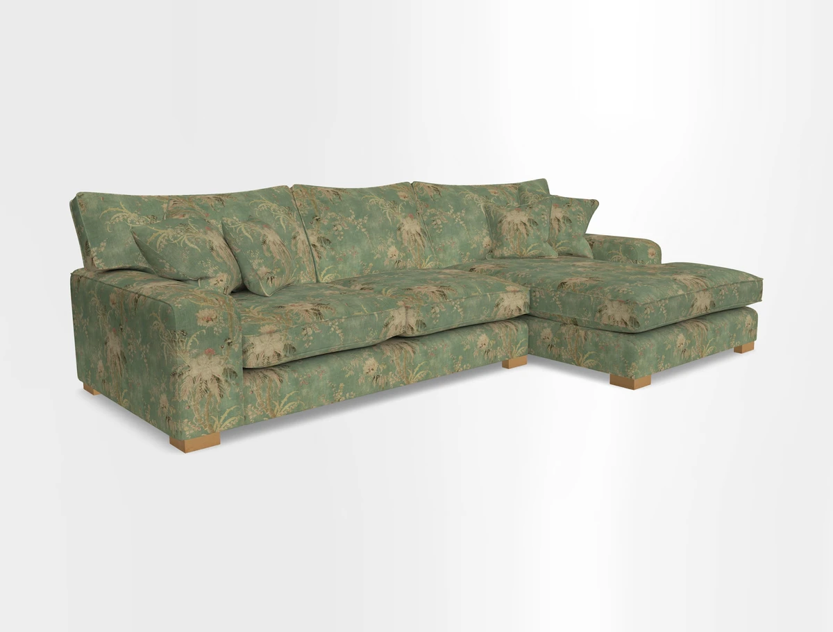 Richmond Chaise RHF  in Two Tone Plain Biscuit