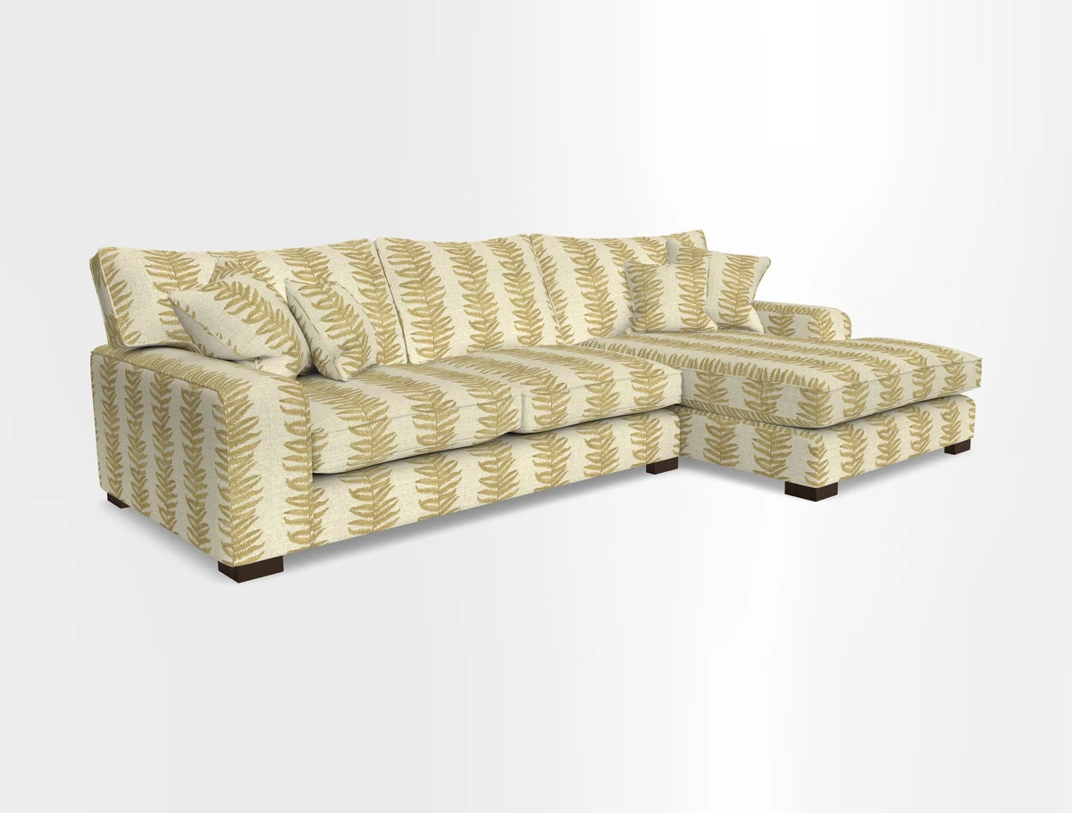 Richmond Chaise RHF  in Two Tone Plain Biscuit