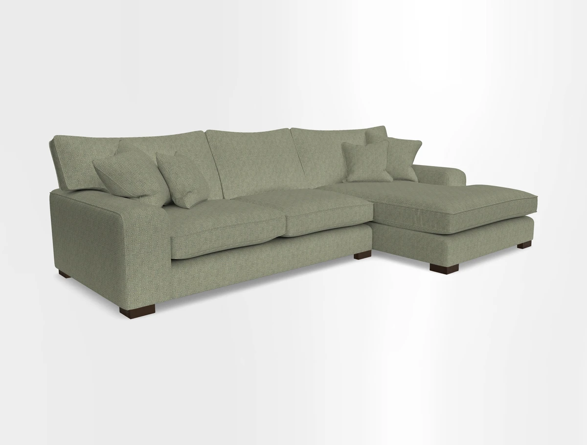 Richmond Chaise RHF  in Two Tone Plain Biscuit