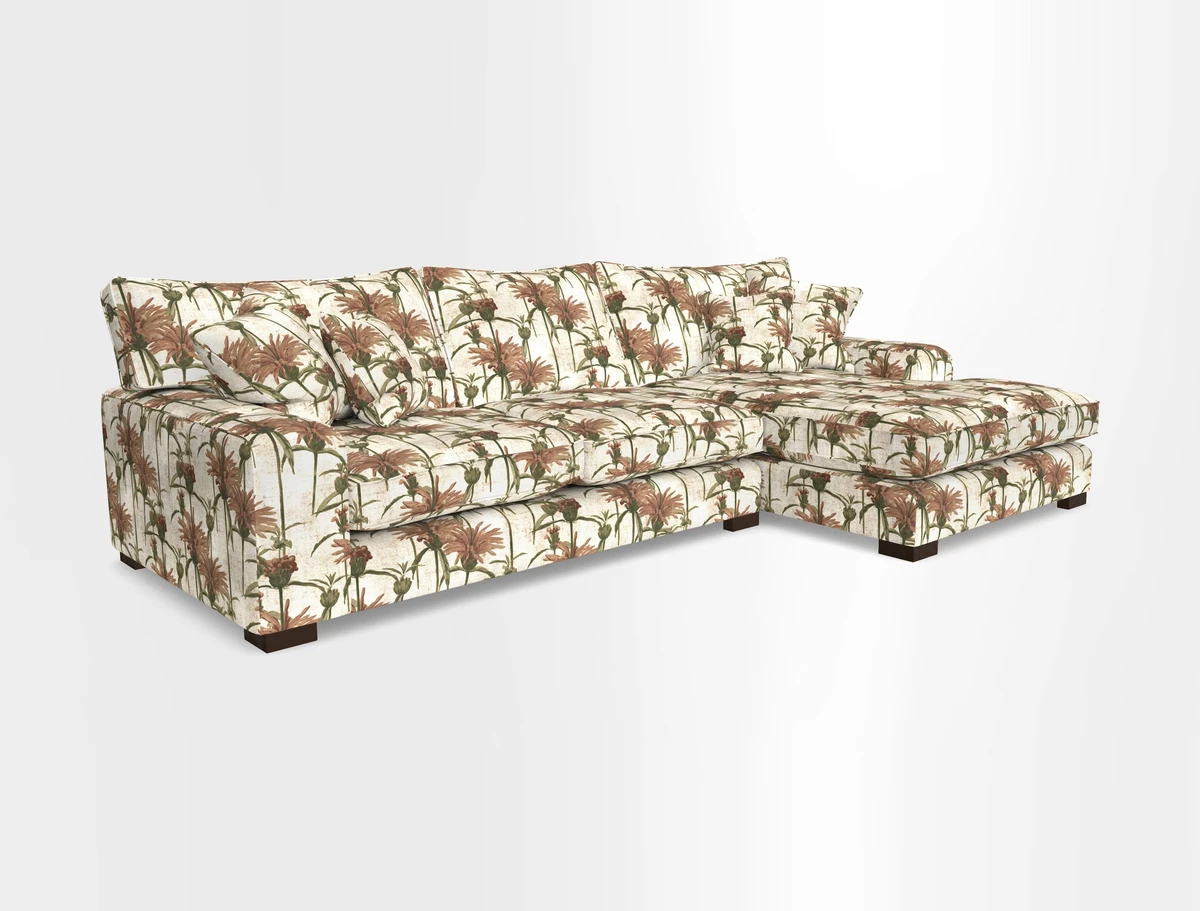 Richmond Chaise RHF  in Two Tone Plain Biscuit