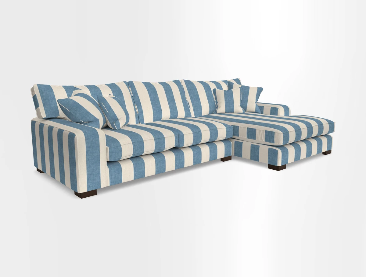 Richmond Chaise RHF  in Two Tone Plain Biscuit