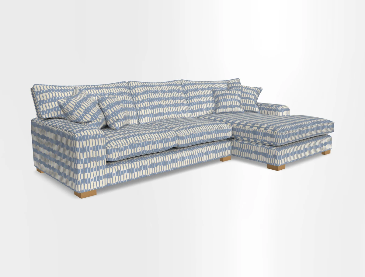 Richmond Chaise RHF  in Two Tone Plain Biscuit