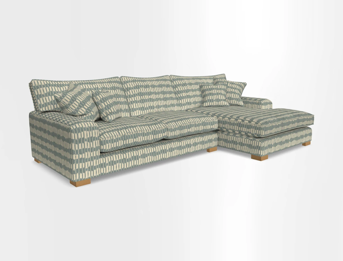 Richmond Chaise RHF  in Two Tone Plain Biscuit