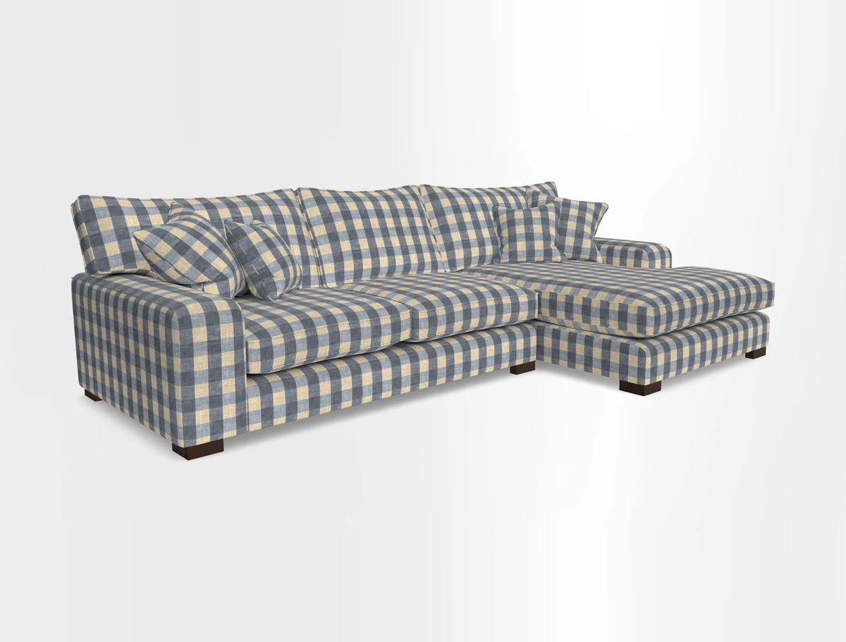 Richmond Chaise RHF  in Two Tone Plain Biscuit