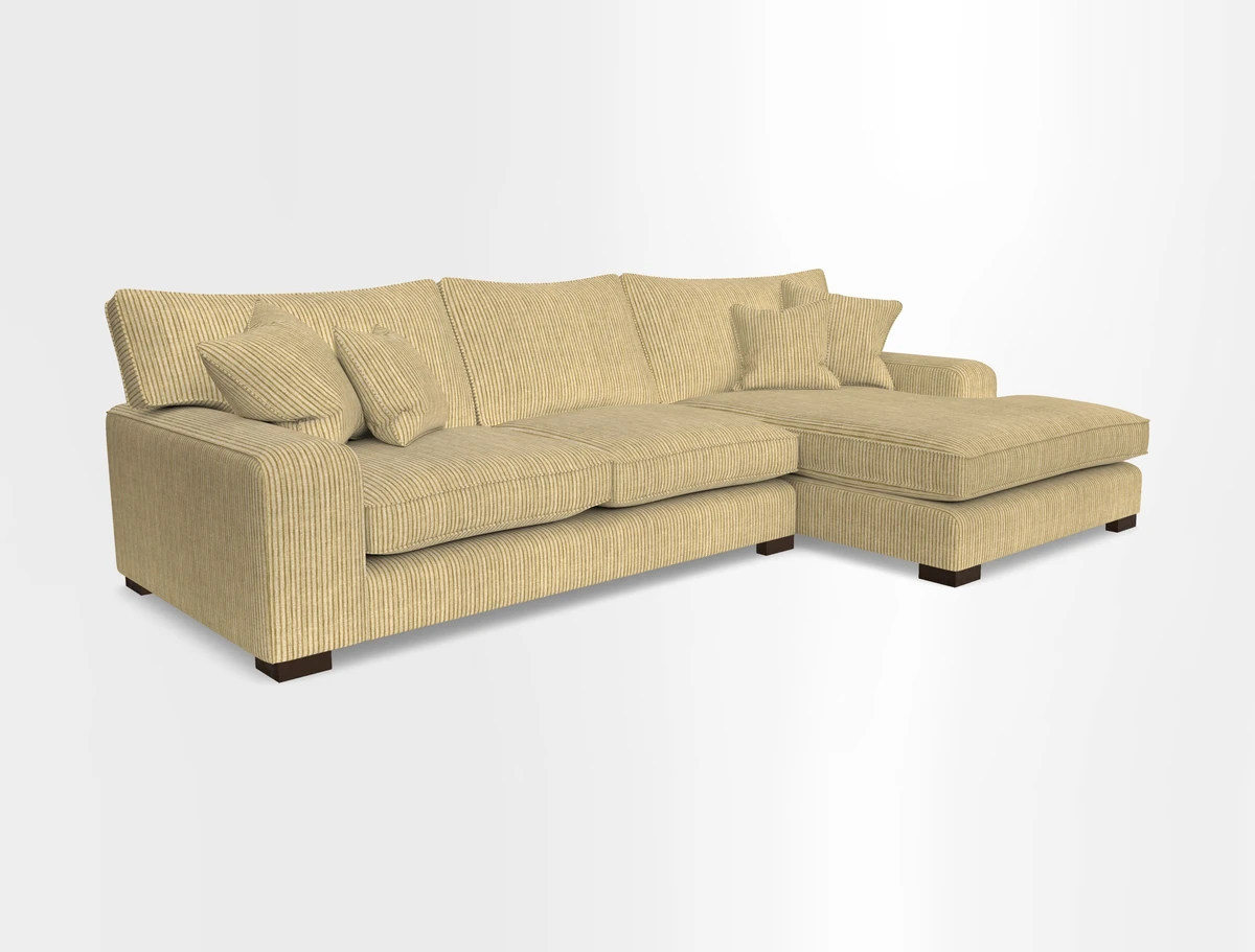 Richmond Chaise RHF  in Two Tone Plain Biscuit