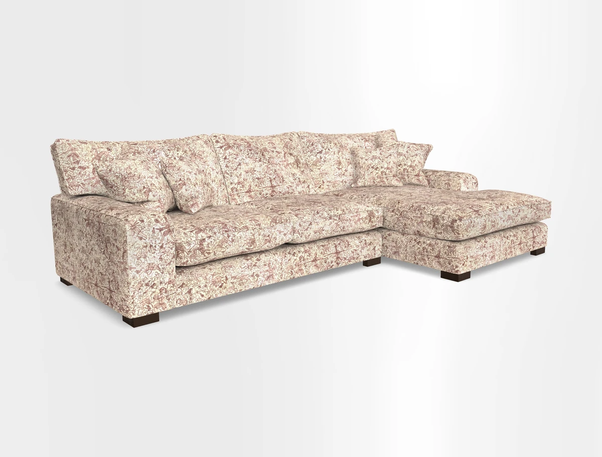 Richmond Chaise RHF  in Two Tone Plain Biscuit