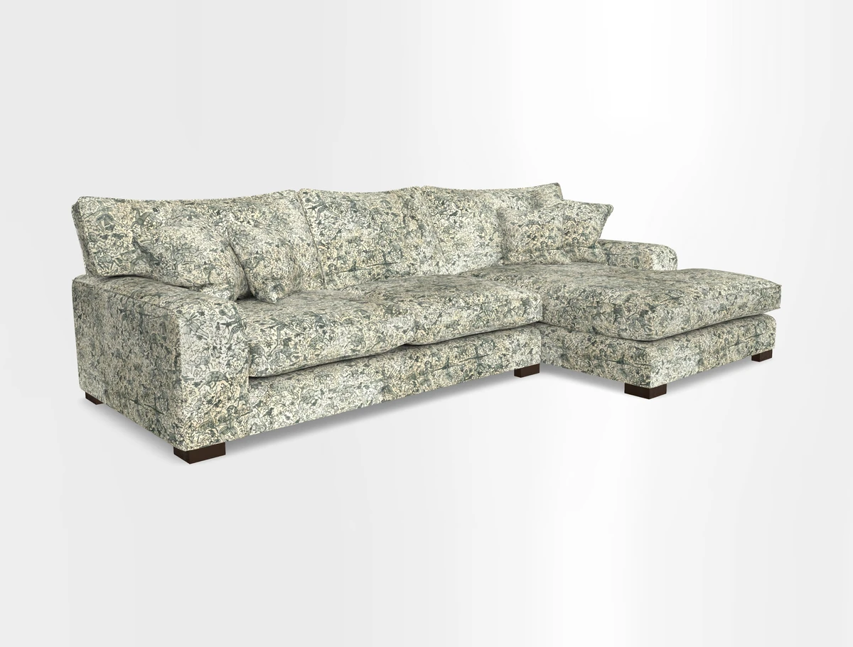 Richmond Chaise RHF  in Two Tone Plain Biscuit