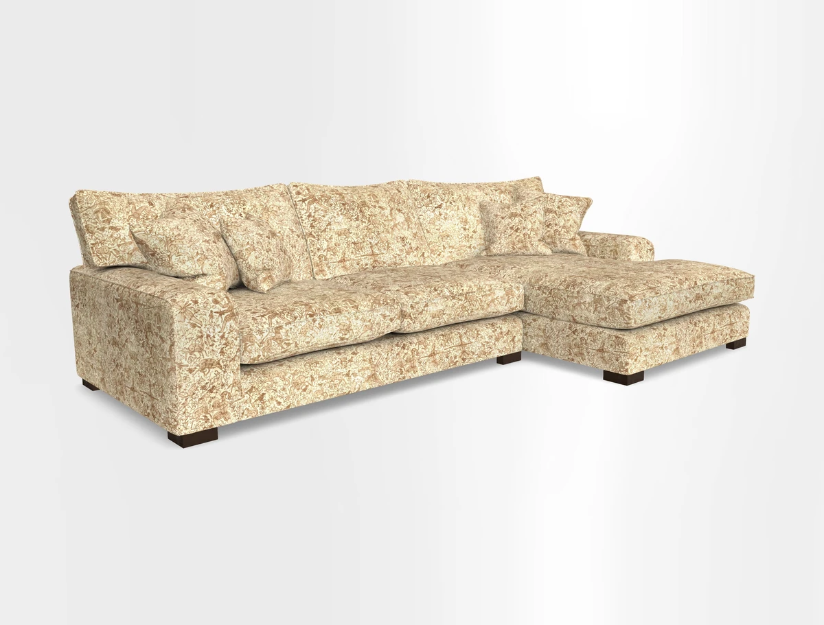 Richmond Chaise RHF  in Two Tone Plain Biscuit