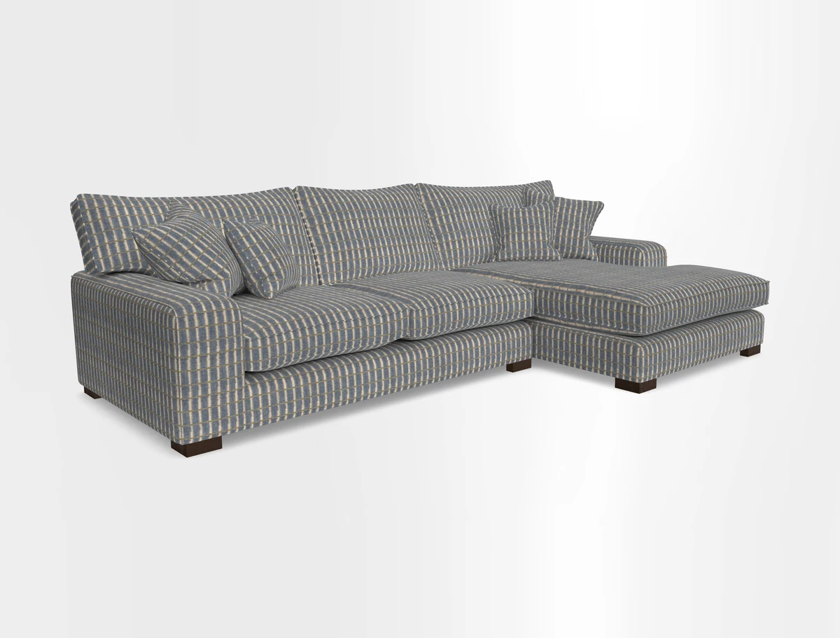 Richmond Chaise RHF  in Two Tone Plain Biscuit