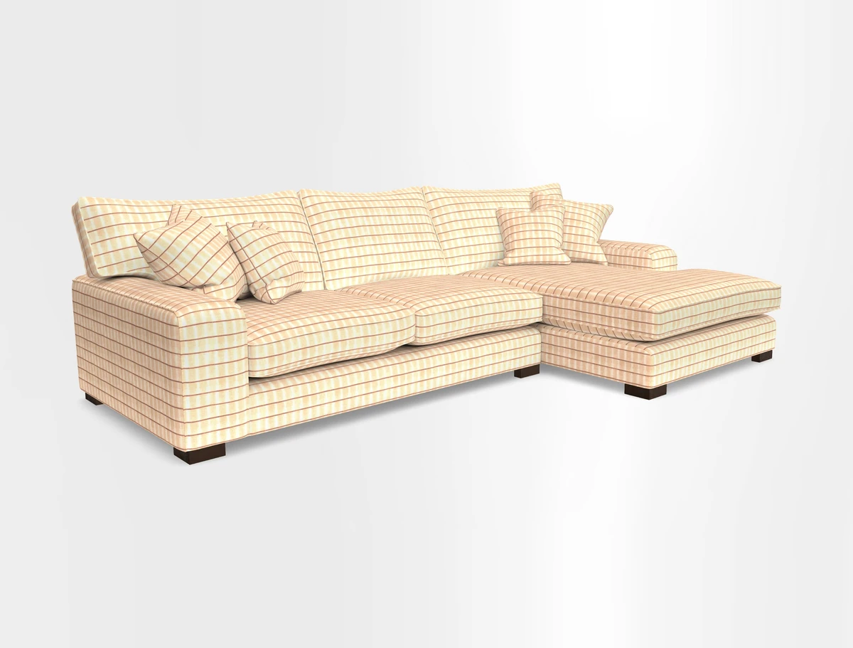 Richmond Chaise RHF  in Two Tone Plain Biscuit