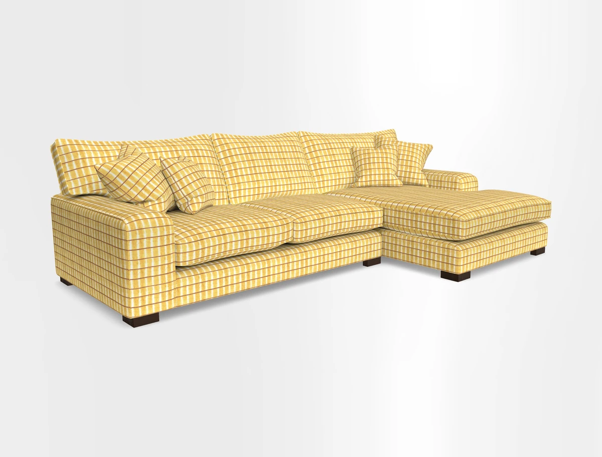 Richmond Chaise RHF  in Two Tone Plain Biscuit