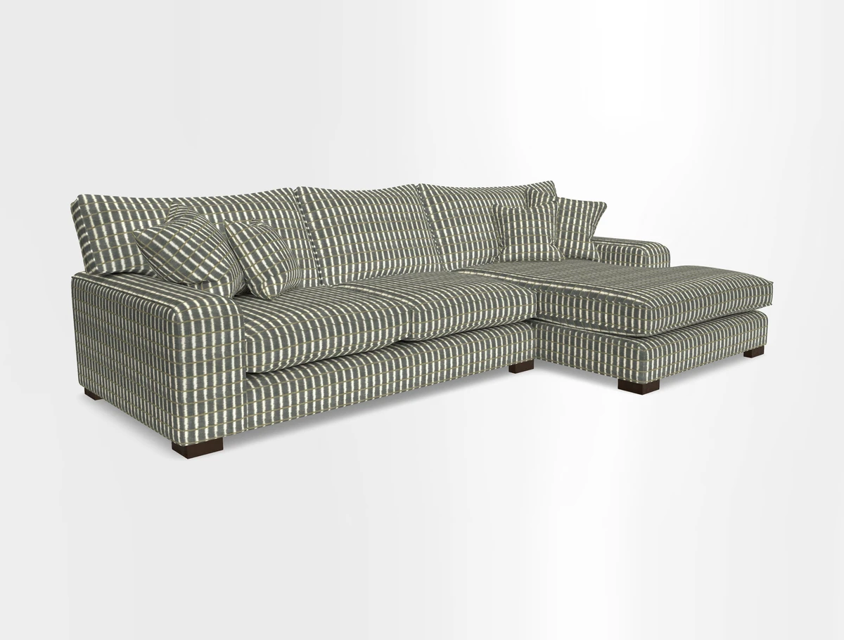 Richmond Chaise RHF  in Two Tone Plain Biscuit