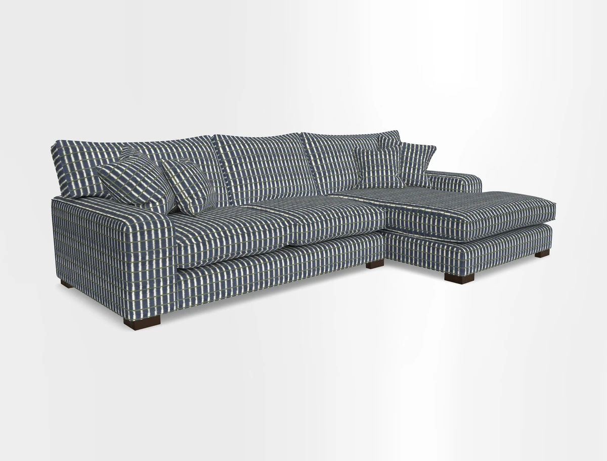 Richmond Chaise RHF  in Two Tone Plain Biscuit