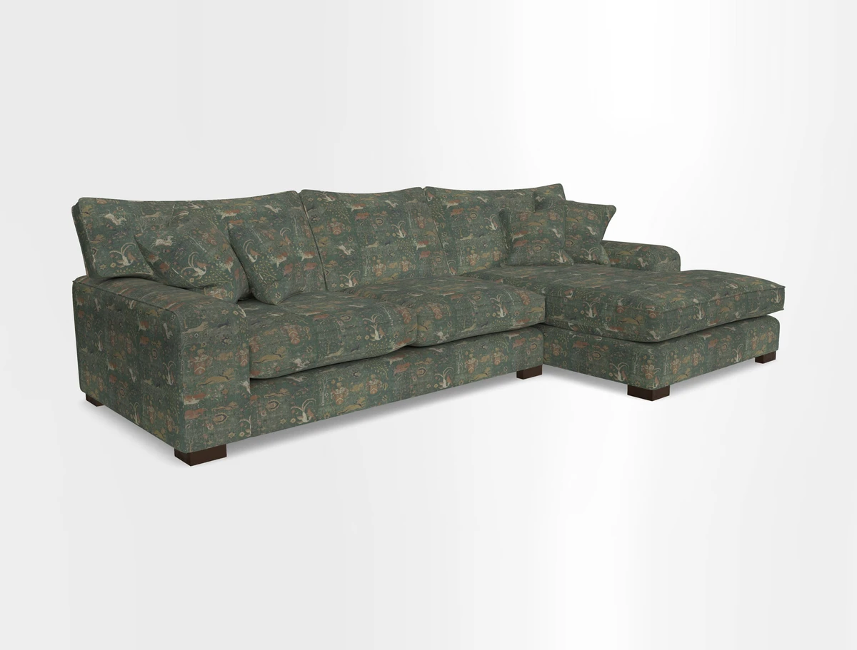 Richmond Chaise RHF  in Two Tone Plain Biscuit