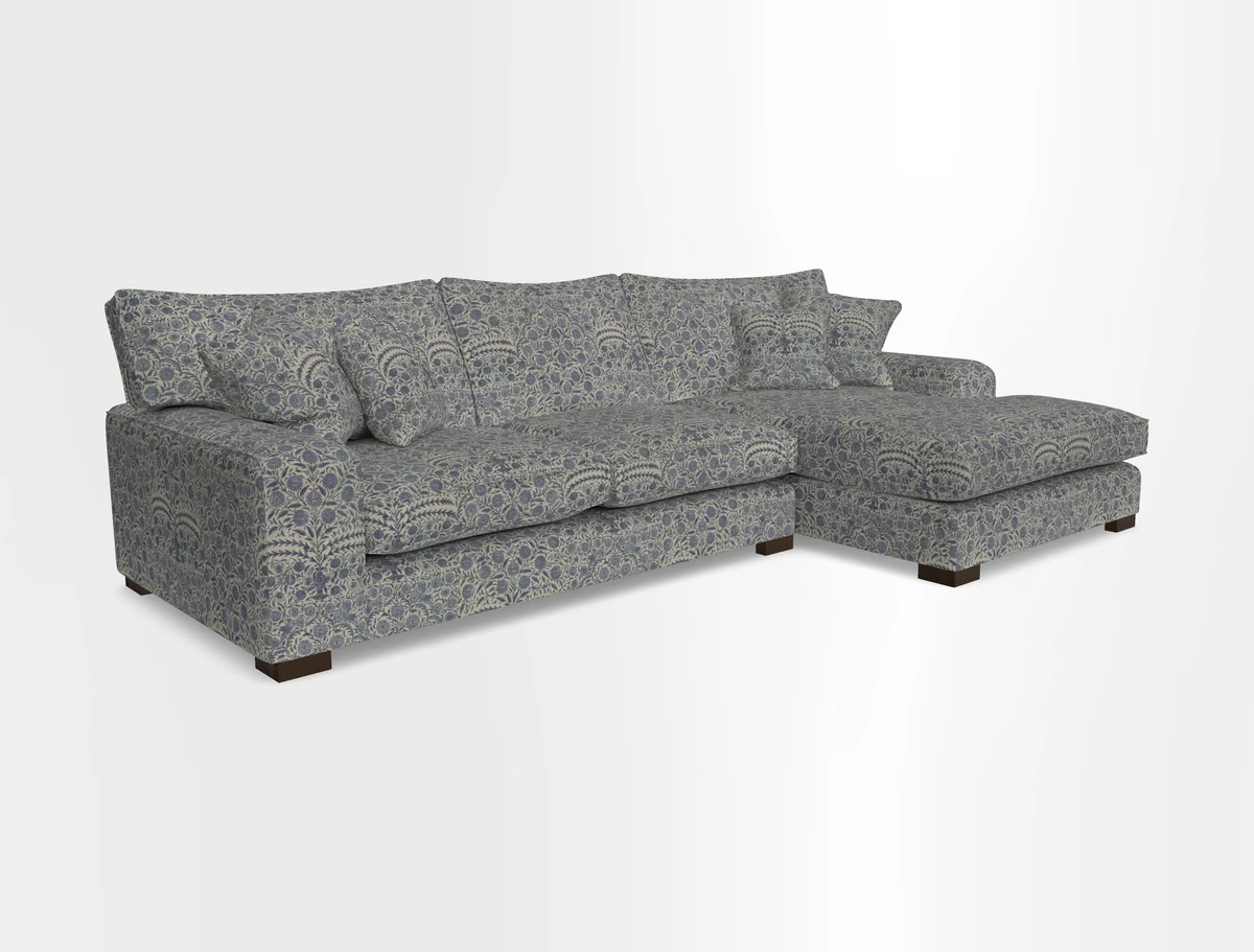 Richmond Chaise RHF  in Two Tone Plain Biscuit
