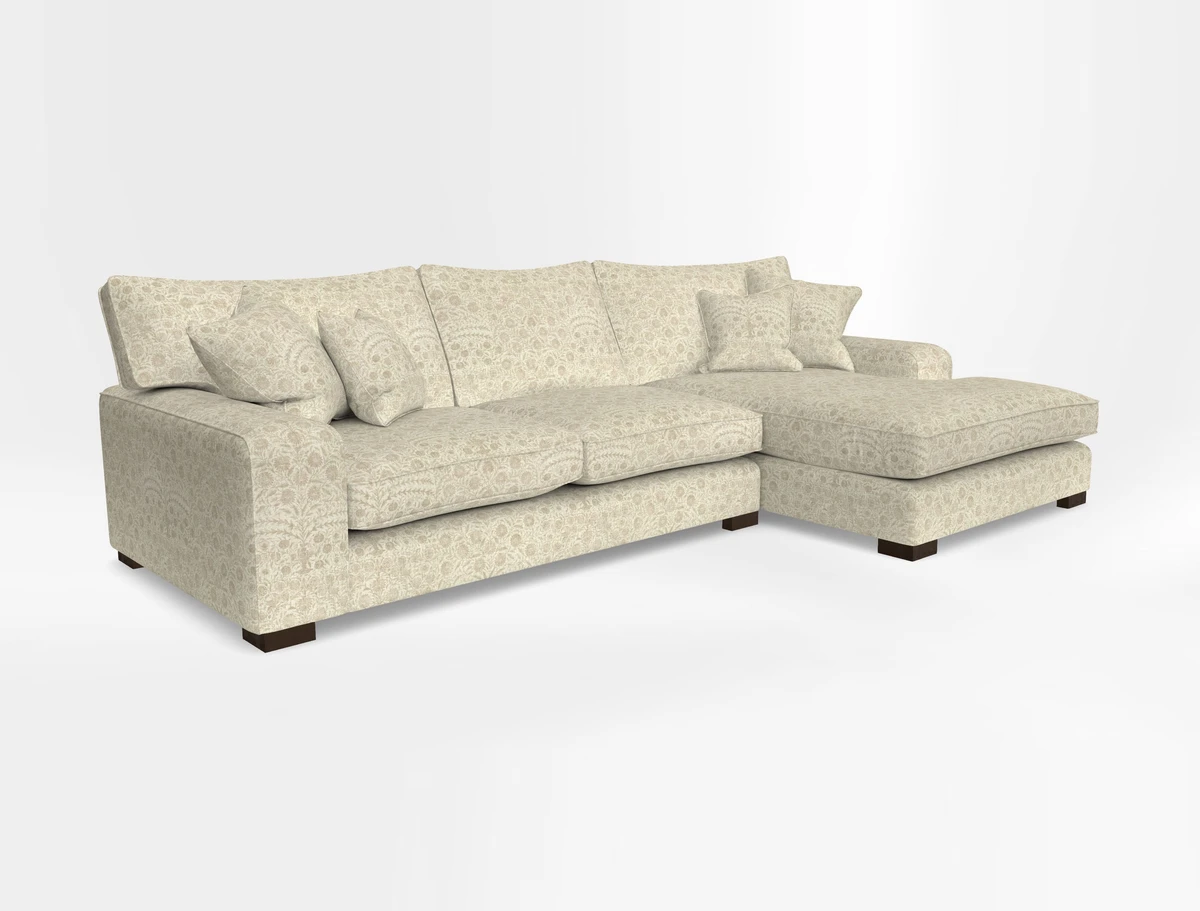 Richmond Chaise RHF  in Two Tone Plain Biscuit